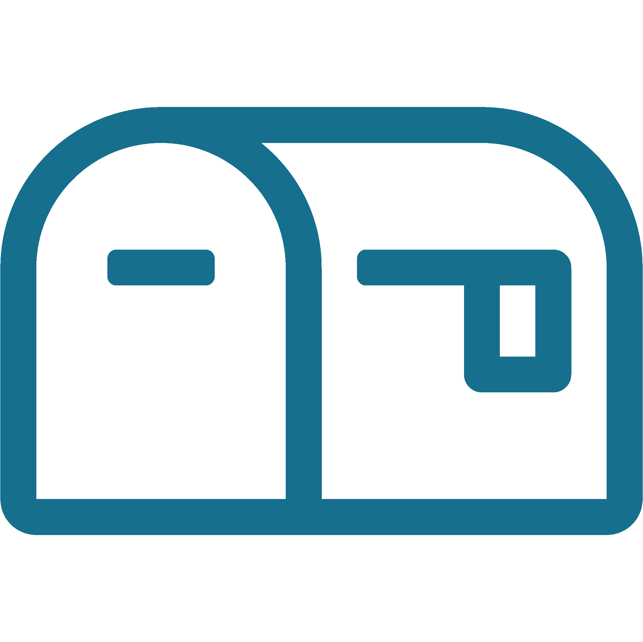Mailbox regular blue e1757008748788