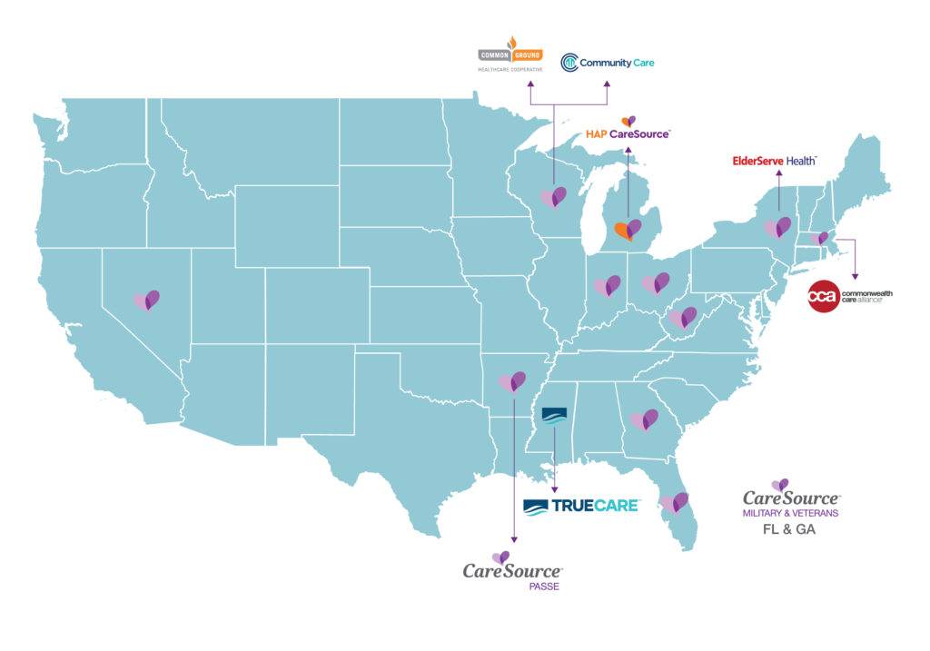 TrueCare Family of Companies Map